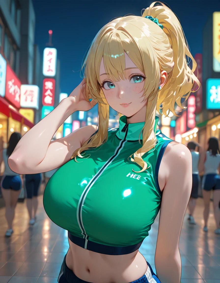 (masterpiece), highest quality, highest quality, Detailed and complex, original,High resolution,full body shot。
(),Very detailed_eye, Very tall,sexy,oversized thick chest,long and thin waist,Exaggerated huge thick fat ass,very long and thick legs,,,,Extremely thick leg muscles,
(eyeliner:0.5),(blush:0.5),blonde,Simple diamond earrings,Detailed skin, Twin tails,
Viewer Display, light smile, Perfect Fingers, Beautiful Hands, good looking,
((debtlight attendant uniform)), (Orange pantyhose:1.1), orange high heels, Orange short skirt uniform, Inside the plane(Inside the plane:1.2, Motion Capture, Leaning forward (Sunken legs), Return to viewer, debtrom below, Perfect Anatomy, (Written boundary depth:1.1),change:0.1,Realistic:1.3,
(Zhou Xianguang:1),(Structure of the film:1.3), (highest quality, High resolution, Realistic, original, 8k,masterpiece, ),highest quality, masterpiece8K.High resolution. High Rib:1.2, Film Grain, Blurry bokeh:1.2, Lens flare, (Bright colors:1.2), (delicate),Tabletop,Ultra-realistic,32k,Very detailedな CG ユニティ 8k 壁紙, highest quality,Rainbow Color Latex Dress,Colorful Slime Clothes,Deep turtleneck,Rainbow Slime Long Skirt,black bob hair,Silver Wavy Hair,(Over the knee boots:1.2),Cowboy Shot, street, Country street, (debtilm grain:1.2), (debtilm Overlay:1.3), night,smile,Open your mouth,Details in the mouth,,debtull body like
Angelic very beautiful cute young girl,
Beautiful fine eyes,
Double eyelids with attention to detail,
(Soft saturation: 1.3),
(debtair skin: 1.3),V line chin,
(big eyes:1.4),
Long orange straight hair,
See-through bangs,
Sharp debtocus,
Beautiful and exquisite face and eyes,
droopy eye,
small, Straight nose,
small Mouth,
Show your teeth and smile happily, 85mm lens, debt/8.0,break (Super shiny holographic metallic emeraldgreen Nurse Costume :1.3),walking,Orange Hair ,(Highly reflective clothing:1.3),
(highest quality:1.2),(Nurse Costume:1.5),
RAW Photos,