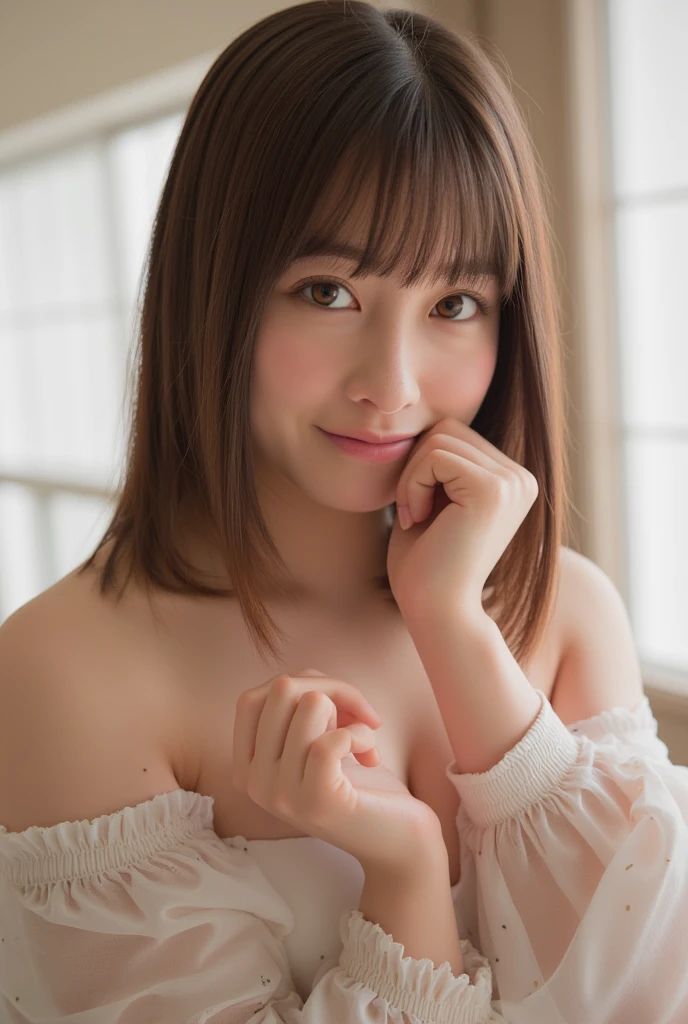 ((Highest quality)), ((masterpiece)), (detailed), Japanese, Married Woman, Age 25, Beauty, Front face, sexy,Expose
