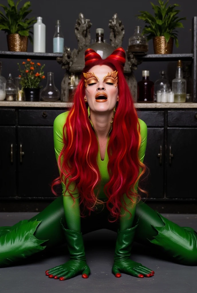 <lora:frog-xl-v1:0.8> a realistic photograph of a fr0g frog woman with big breasts and a long tongue and a beautiful human face and red hair and smooth skin wearing a dress drinking and laughing in a bar, 8k, high resolution, ultra detailed