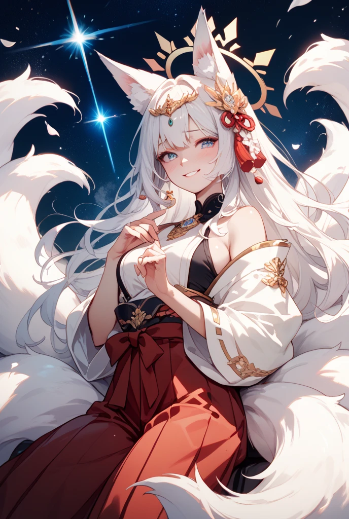Tanuki sat on the bed，Covered with a thin quilt，Her long hair was draped behind her shoulders，The silver moonlight blocked a layer of holy light on Tanuki Youwei's delicate little face，Under the slender neck like a swan is a delicate snow-white collarbone，The side of the white sling slips off，The angle of the photo can clearly see a snow color and a touch of depth。Raised sexy，high qulity