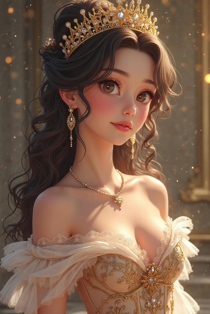 50 year old mature woman, Looking at the audience, Attractive breasts,Sensual curves、bubble、Full Body Shot,Nightgown, Charming smile, Thick lips, plump唇, blush, Looking at the audience, Provocative expression, Beautiful Hairstyles, Cleavage, plump、Curvy Hips、Attractive face、Mischievous face、Sexy Lingerie、An inviting gaze、Expressing emotions、colored feather, Money属装飾品, particle, Light, (masterpiece, highest quality, highest quality, Official Art, beautifully、aesthetic:1.2), (1 girl:1.3), Very detailed,(Fractal Art:1.1),(colorful:1.1)(flowerズ:1.3),Most detailed, (Dynamic pose), (Shiny skin), (Many colors :1.4), ,(Earrings:1.4), (feather:1.4),masterpiece, 30~40 years, Mr.々Hair style,Moneyのヘッドバンド,Tulle covers the chest,Perfect balance, Detailed details of the garment,marble,cinematicLighting, Film Grain, contrast of Light and dark,High detail,(((Gorgeous Accessories))))、Openwork decoration,(((See-through dress)))、(((Anatomically correct body))) ,1 girl, (High resolution), (8k), (Very detailed), Perfect Face, Beautiful eyes and face, (((highest quality))), (Very detailed), Detailed face and eyes, Beautiful Eyes,(((Sexy pose,Beautiful Eyes、Transparent double eyelids、(((Super gorgeous background)))、Bright Eyes,Money,diamond,gem,Body Chain,Luxury Accessories,beautifully、aesthetic,flower、(((Super gorgeous background)))、Bright Eyes、(((Chubby)))