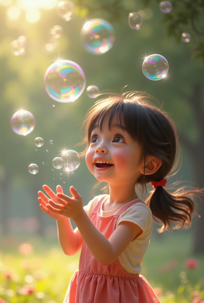 Soap bubbles,