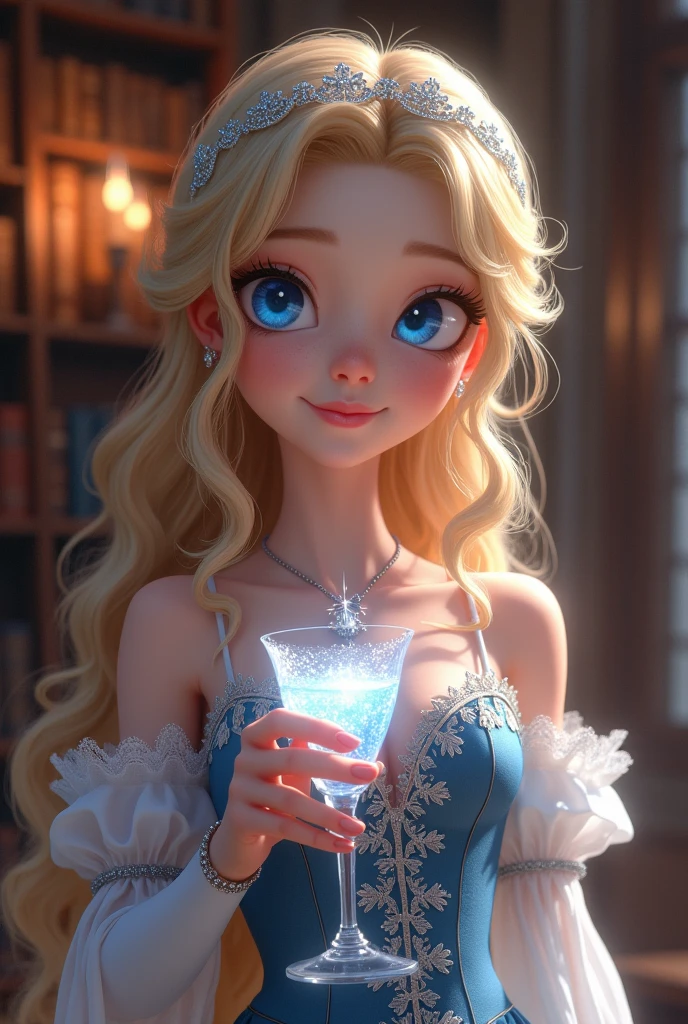  girl sitting on draped fabric in shimmering water, blond long curly hair with turquoise highlights, pigtails brown eyes, youthful face, pink sparkle sheer draped dress, soft pastel light, sad crying tears facialexpression, bruised face, white sheer pantyhose, blushing cheeks, pink lipgloss, blurry fairylights in background, glitter sparkly bokeh effect, orange gradient background, fairywings, shy pose, silver princess tiara, blue shimmer, rainbow light backlit, soft edges, soft colors, angelic face, innocent doll eyes, drinking from silver vase, straight forward angle, moonlight, ancient temple in background with vines and butterflies, waterfall, floating candlelights
