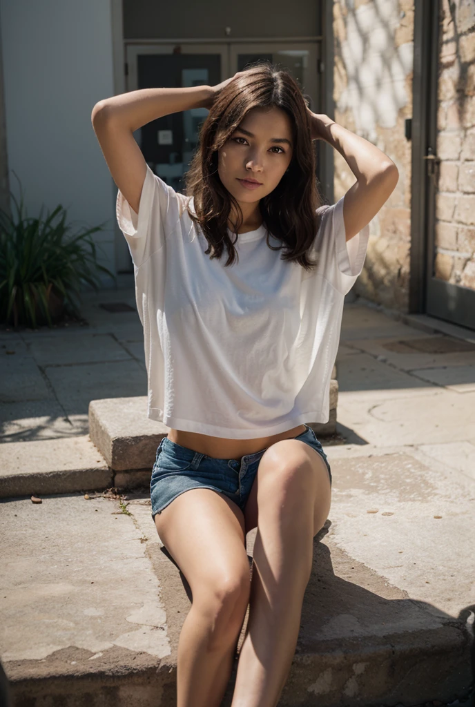 Sequenced RAW photo, a photo of a 16-year-old, (photos des pieds avec des sandales, Content)), doigt mordant, Detailed feet, Slightly blurred detailed backgrounds, natural lights, Hdr, photo realist, Photo professionnelle, flirter avec le spectateur, visuel sexy, Fotorrealista, Linda, peau naturelle, 8K UHD, highly quality, grain filmique, Fujifilm XT3