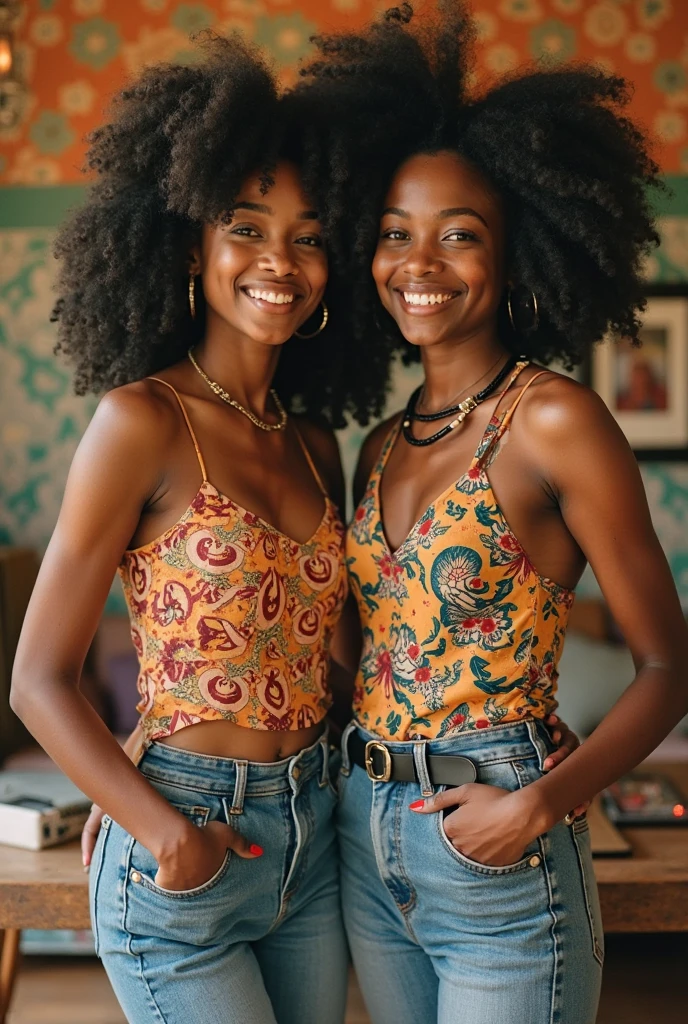 they are two women standing next to each other in front of a tree, 30-year-old woman from colombiana, 3 5 year brazilian mother, monserrat gudiol, profile image, alanis guillen, 2995599206, modeling for dulce and gabanna, scandy and arender, cuban women in havana