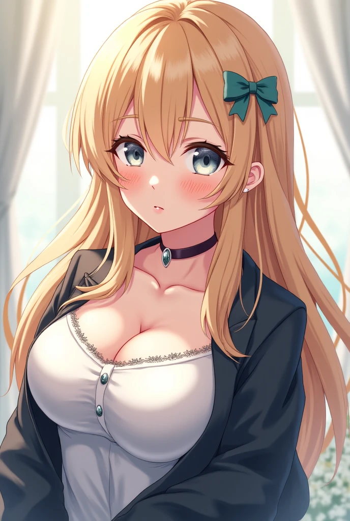 (8K, Best quality, tmasterpiece:1.2),\(eye detailed\),(\(Clothes detail details\)\),full bodyesbian,(huge tit),(Facial focus) ,Very detailed CG unity 8K wallpaper,hugefilesize,ultra - detailed,A high resolution,absurderes,beautidful eyes,Ray traching,dramatic shadow,finely detailled,Dramatic angles,Hyper-detailing,(1 girl:1.3),(Solo),,Mature female,Long hair black,Green eyes,Wearing(cosplaying_magical girl,very cute black dress with ruffles,Large Ribbon Bow Tie Back),