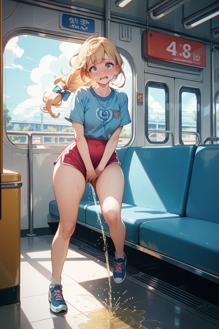 score_9, score_8_up,score_7_up,flat color,(best quality, masterpiece, ultra high-resolution, ultra-detailed: 1.2),
nsfw,japanese girl,10yo,(spread legs:1.4), (showing pussy:1.2),(sitting-on-bench:1.2), (bench-sheating:1.1), (sleeveless hoodie:1.4), (window backgreound:1.5), (train-window-background:1.4), (train:1.2), great joy,(pussy juice:1.1),pussy focus,shiny skin,