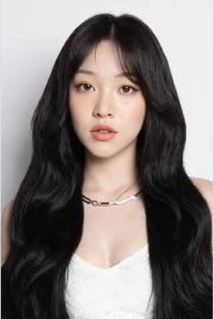 Jisoo kim Hay una mujer que posa para una foto con un vestido blanco., hermosa joven coreana, joven y adorable rostro coreano, hermosa joven coreana, hermosa mujer surcoreana, Young cute pale asian face, preciosa cara delicada, muchacha coreana, preciosa modelo china, pale korean adorable face, maquillaje popular de corea del sur, ulzzang, maquillaje coreano popular