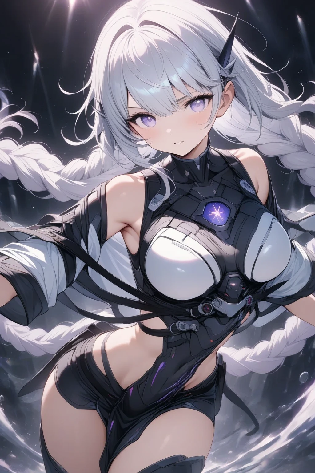 (masterpiece, highest quality, Perfect Anatomy, Fabric Shading, Glowing Skin, Detailed skin,) BREAK,
(clair lasbard, long ponytail,long ponytail, hair ribbon, striped scarf. large breasts, Cleavage), BREAK,
(cybgirlsav, outfit, sexy, neon, suit, side boob)BREAK,
(looking away,looking up, hand on breast:1.2)BREAK,
Cave, ruins background, outdoors, BREAK,
(profile, kneeling, french kissing, open mouth, tongue out:1.3)