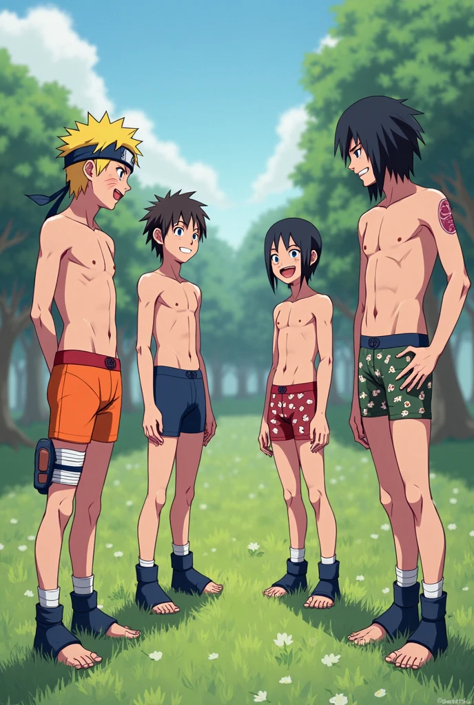 Naruto, swimsuit, 12-year-old boys,