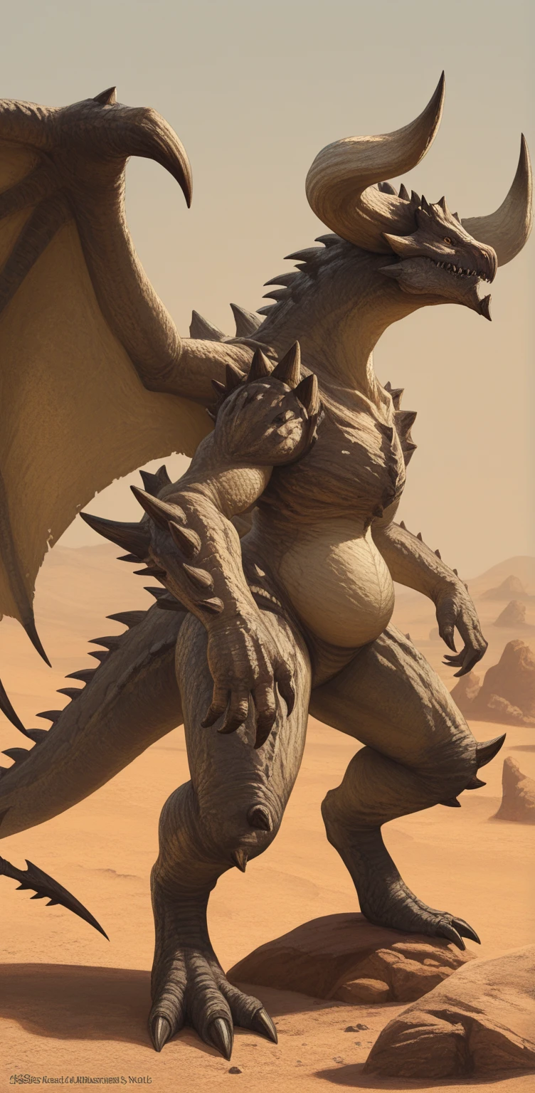 Detailed painting, by Taran Fiddler, closeup, outlook view, wide angle, dragoness, full body, feral, dainty, friendly, colorful, rounded snout, wings, pregnant-like belly, round belly, nt belly, huge belly, bloated belly, big muscles, wide body, thick body muscles, powerfull muscles, beefy muscles, thick neck, beefy neck, tall, voracious, glutonous, enormous, giant, gigantic, colosssal size, gargantuan, kaiju, powerfull look, badass look, looking at viewer