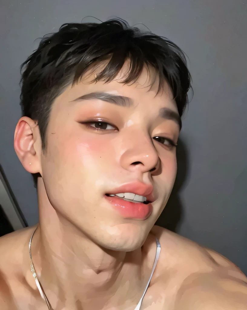 masterpiece, ,(solo:1.1), perfect face, (bright lighting:1.2),detailed eyes, extremely detailed face, perfect lighting,masterpiece, best quality, ((handsome man)), balls deep, man, looking at viewer, homo, nude, penis, focus, pov, oral, fellatio, (pov crotch), ((deepthroat)) , (only male) , (monster cock in mouth) , blowjob , choking ,penis in mouth,bodybuilder, ((puffy nipples)),cum in mouth, ejaculation, throat fuck, gagging,((tears)),lewd , kinky, (handsome man) , ((sexy slutty whore)), (cum overflow face), (erotic) , ((crying)) , ((slap his face)), ((suffocating)) , ((face flushed)) , ((red eyes), ((kpop idol)) , ((monster cock)) , ((cum on face)) , ((slimy face)) , ((sticky semen)) , (( male licking a huge dick)) , 2 male , eye rolliing , ahegao