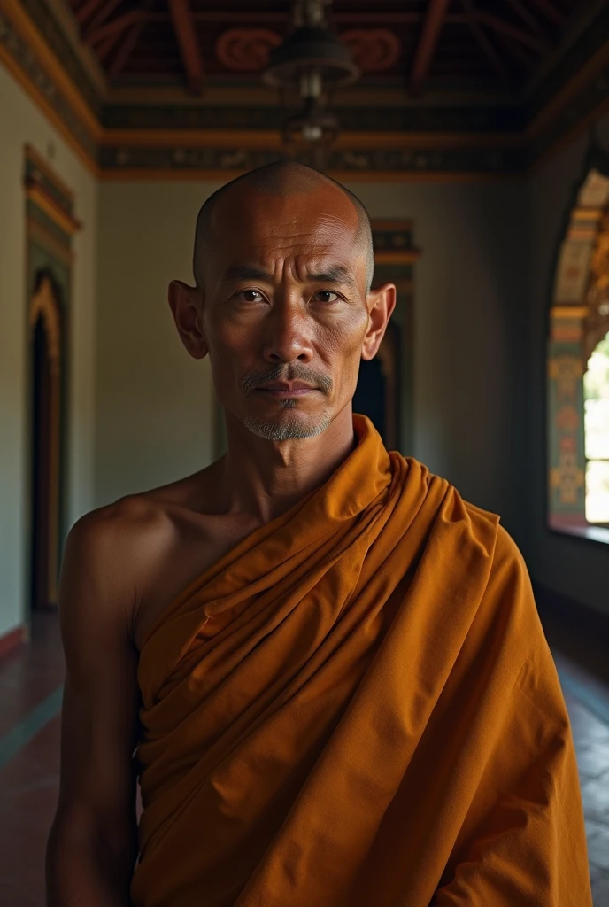 A person who is about to become a monk in Thailand.