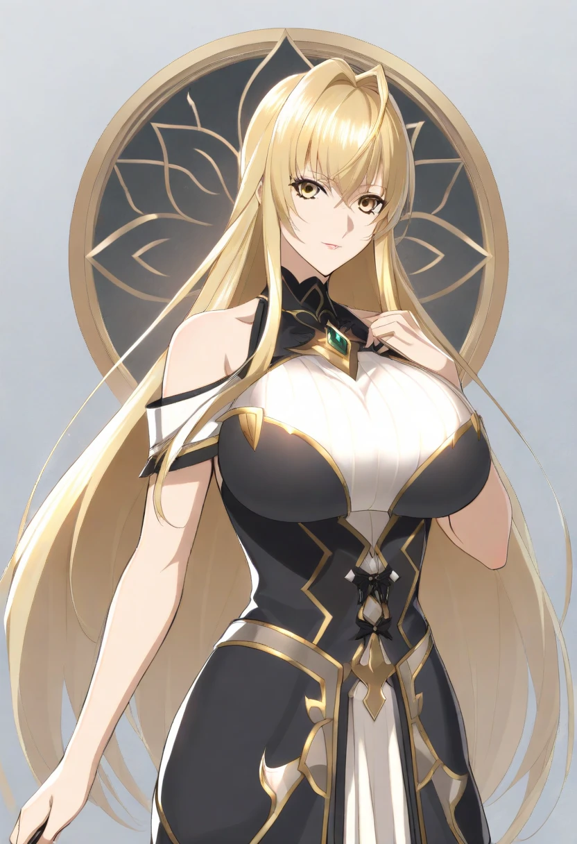 ((Highest quality)), ((masterpiece)), (detailed), (Perfect Face)、The woman wearing the Doric chiton of Greek mythology is a goddess, Tiare, who became the Greek goddess Hera in both mind and body.々The goddess Herathya, wife of Zeus, king of the gods、The woman is the goddess Herathea, the wife of the one and only god Zeus. She has green eyes, blonde medium-long hair, an engagement ring, and gorgeous accessories. She is an elegant goddess, the graceful and beautiful queen of the gods, Heraecstia.