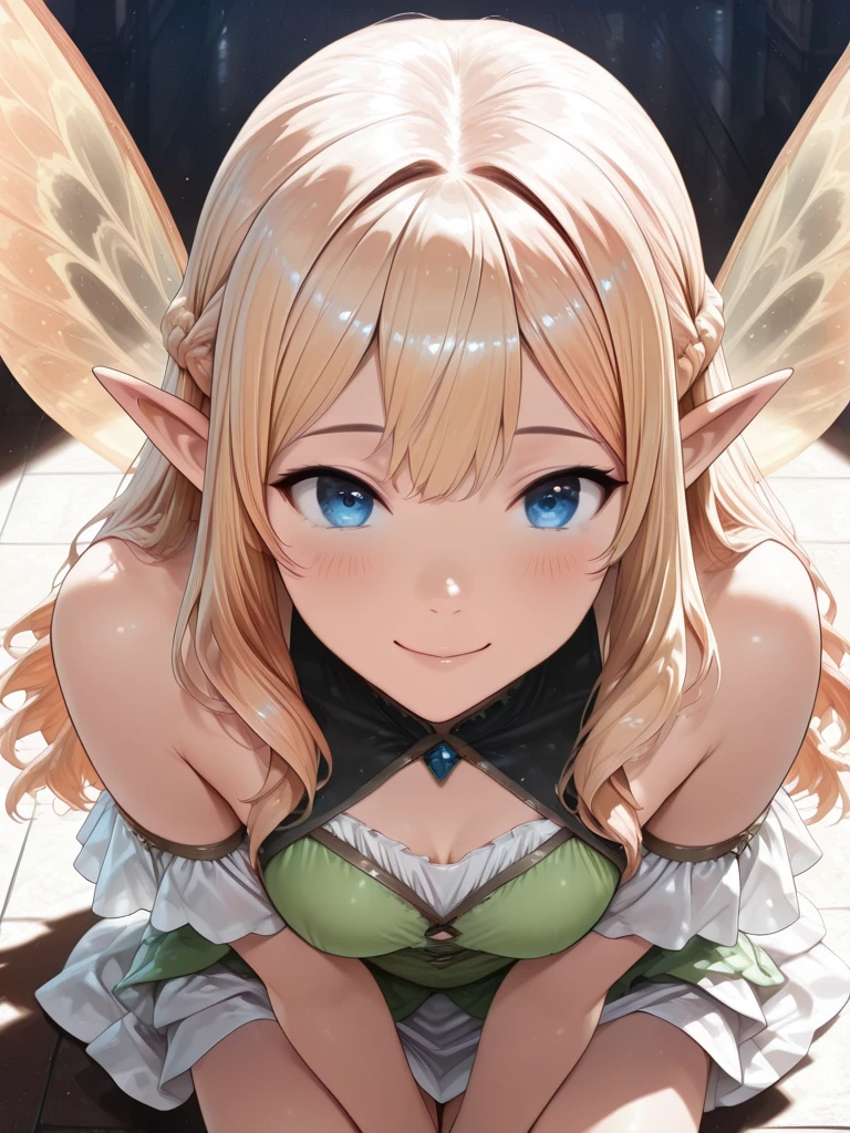 16k works,Highest quality,18-year-old,No background.White background only,whole body、Kneel,Dynamic and sexy pose, One person, Beautiful Face,, Symmetrical eyes, Perfect body, Good balance、 Perfect body、blonde, Elf Fairy, Fantasy Theme, ( Wearing an elf costume:1.5, Elf Ears, Corolla:1.3, Flower Earrings, Flower Necklace ), Close your face:1.3,