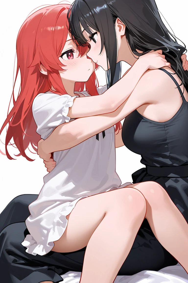 ((Best quality)), ((masterpiece)), (detailed), Red hair milf Futanari