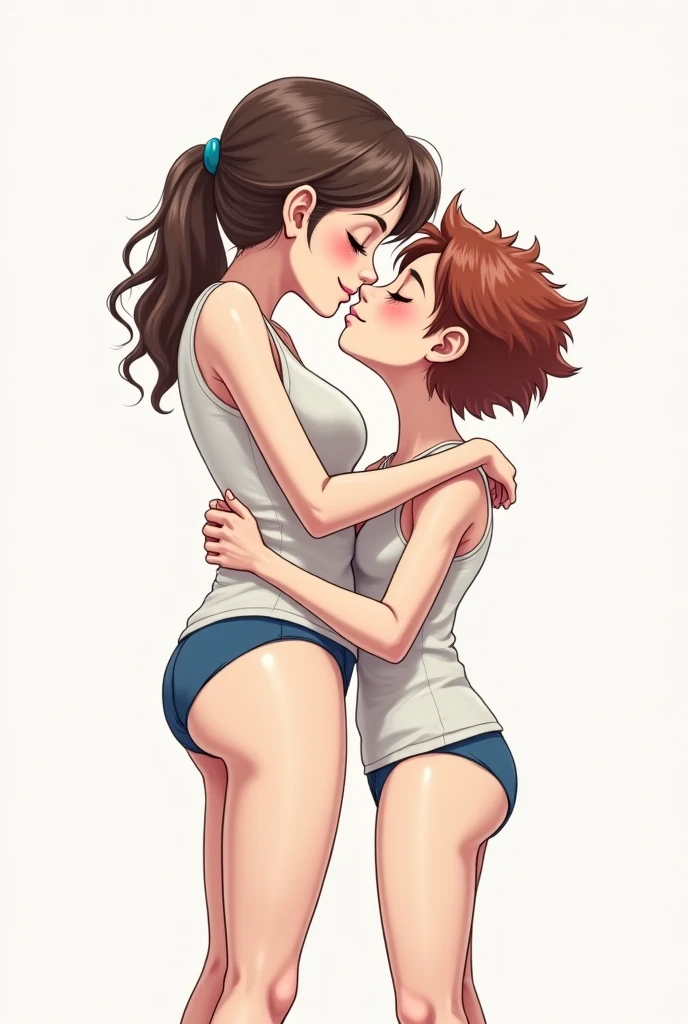 (a high resolution,realistic:1.2),Beautiful,Cute busty mother and little boy sex in bedroom,Vivid and Colorful,soft lighting, Sexy couple