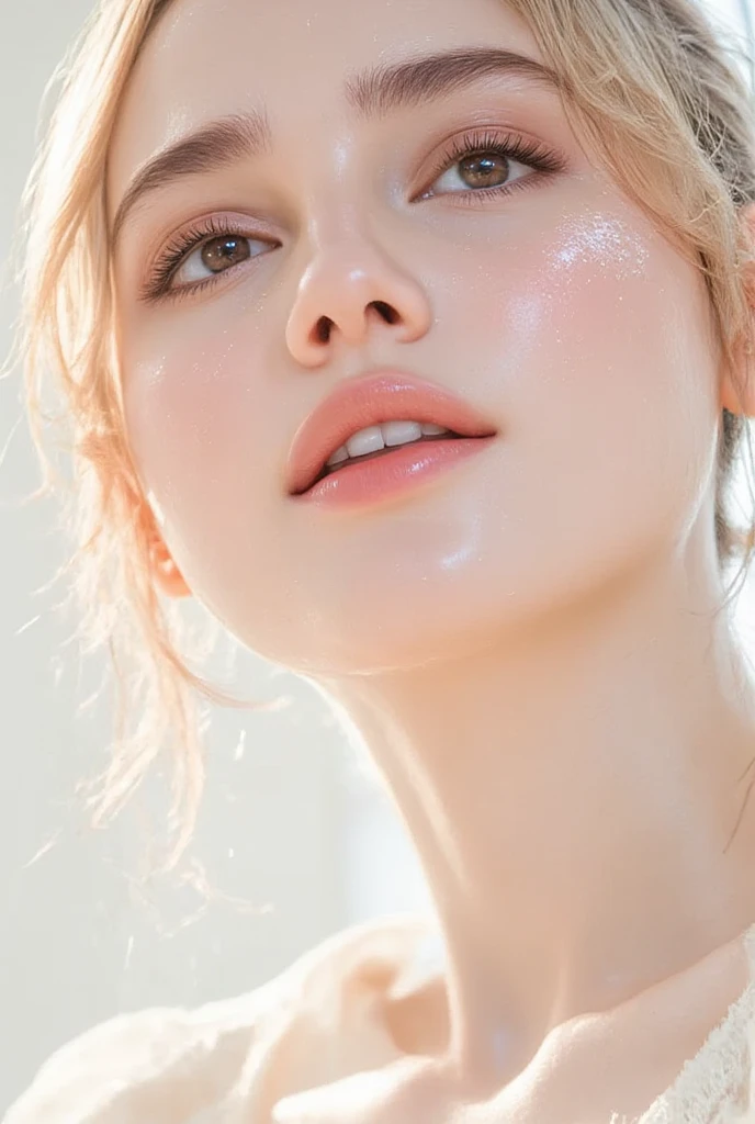 (Tabletop、highest quality、8k、Award-winning works、Ultra-high resolution)、One cute girl、(Face close-up:1.6)、(Semen-covered face:1.5)、(nude:1.2)、(Pure white background:1.3)、Facing forward、(Beautiful glossy, moisturized and smooth blonde hair:1.1)、(Sparkling golden eyes:1.3)、Long Hair、(Long Bangs:1.1)、(Dark red lipstick:1.1)、(Sad expression:1.1)