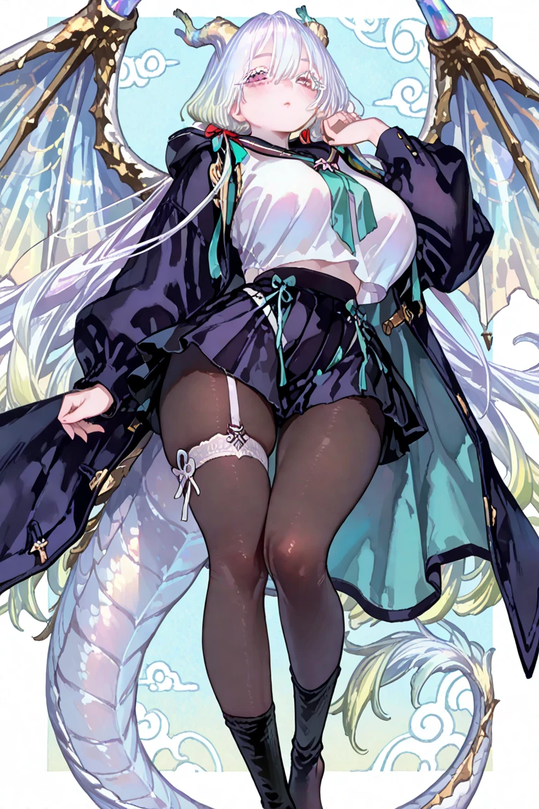 (Representative works: 1.2), (Highest quality: 1.2), alone, One person girl, Shinobu Kocho, Smile, Large Breasts,Thin Japanese sword, (White shirt: 1.4), face, Realistic eyes, Lilac eyes, 濡れたface, Black Hair, (Butterfly Panties: 1.5), Micro Panties, Taisho Era, From below, Spread your legs, Lift up your skirt, Showing off panties, Lift yourself up,Ultra mini skirt,(Dynamic pose:1.2)