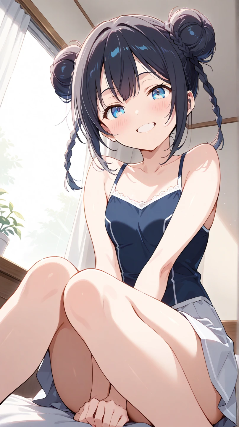 {{2 girls}},masterpiece, best quality, very aesthetic, absurdness, cowboy shot, Lovely, Hoshino (blue archive) and Hina (blue archive) sitting on the couch