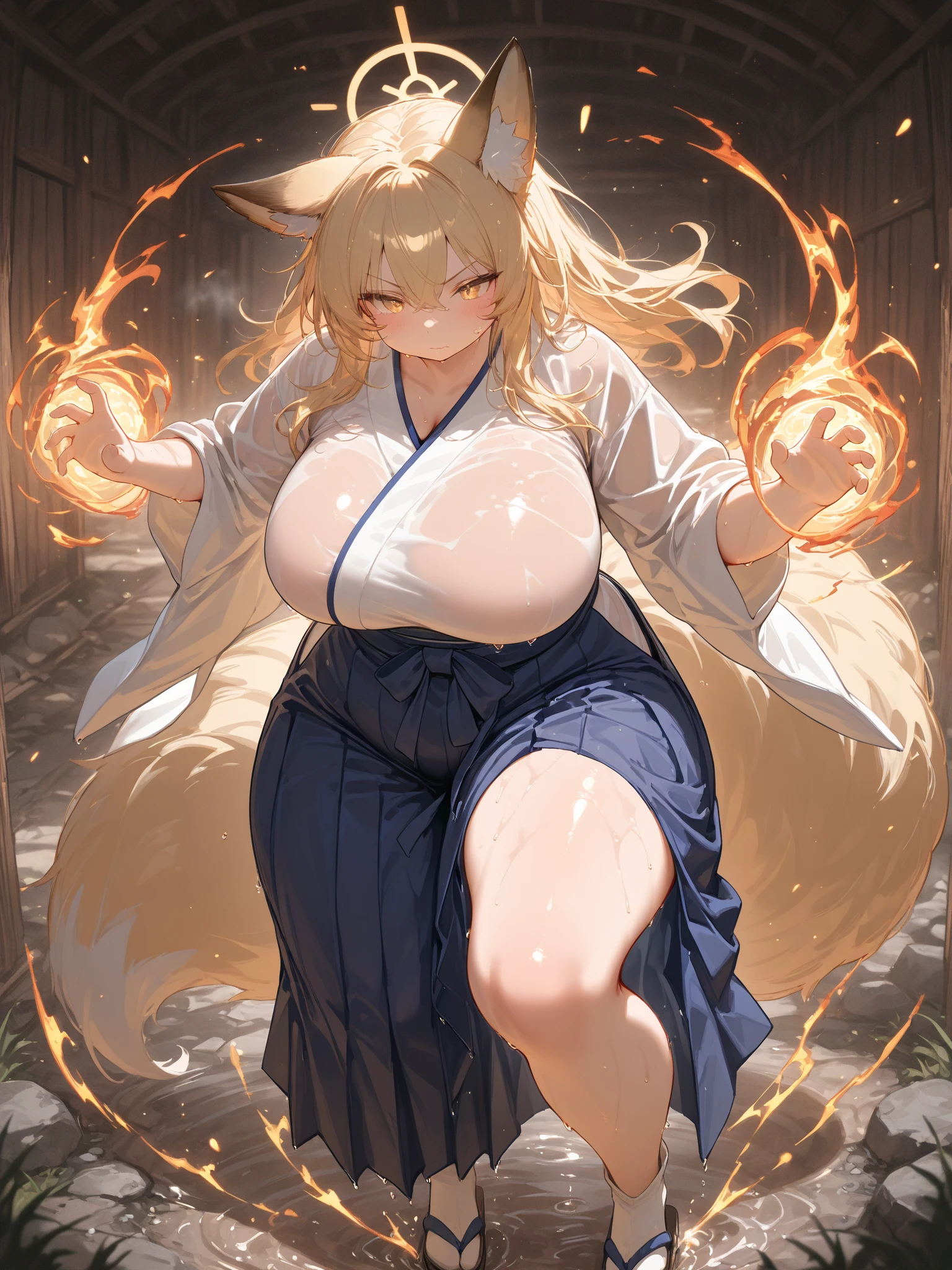 Highest quality, 8k, (One girl:1.3),(((Big Tits:1.1))), (Colorful illustrations:1.4), (masterpiece, Highest quality, Highest quality, Official Art), Very detailed, Most detailed, (Super detailed), ((Very delicate and beautiful)), ((Fisting)), ((Monk)), (headband), ((Throw a fist)), ((belly button))