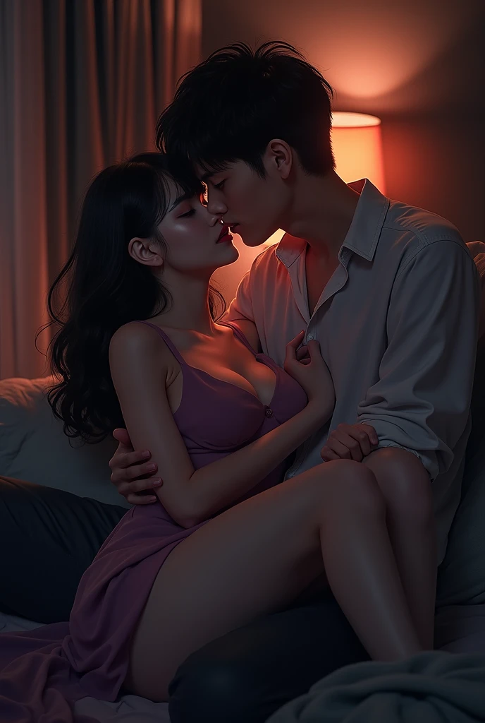 An sexy art of jimin with an girl an perfect dominant scenario