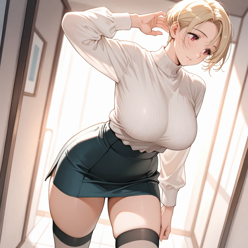 、(masterpiece、Highest quality)、Highest quality, Ultra-high resolution, (((masterpiece))), alone, Sweat、Big eyes, Composition from the front、Shortcuts、Embarrassed face、Blonde Hair、Cut your hair short、School classroom、Sailor suit、skirt、short hair、Browsing Caution、Upper body naked、Breasts exposed、Nipples、Large areola、Sitting in a chair without a backrest、Internal Medicine Examination、Woman showing her body、belly button、真Composition from the front、School Insurance Office、curtain、cubicle、window、door、Fluorescent lamp
