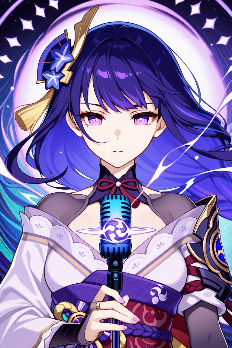 nsfw,tmasterpiece,Best quality,extremely detaild CG unified 8k wallpapers, tmasterpiece, Best quality, CG, optics ,Raiden Mei (((Honkai Impact 3rd))),detail processing,((Purple pupil)),headgear, Purple long straight hair,((MILF,A mature woman)),Huge cleavage,Intimacies,eventide,Clear face,face expressionless,bangle,