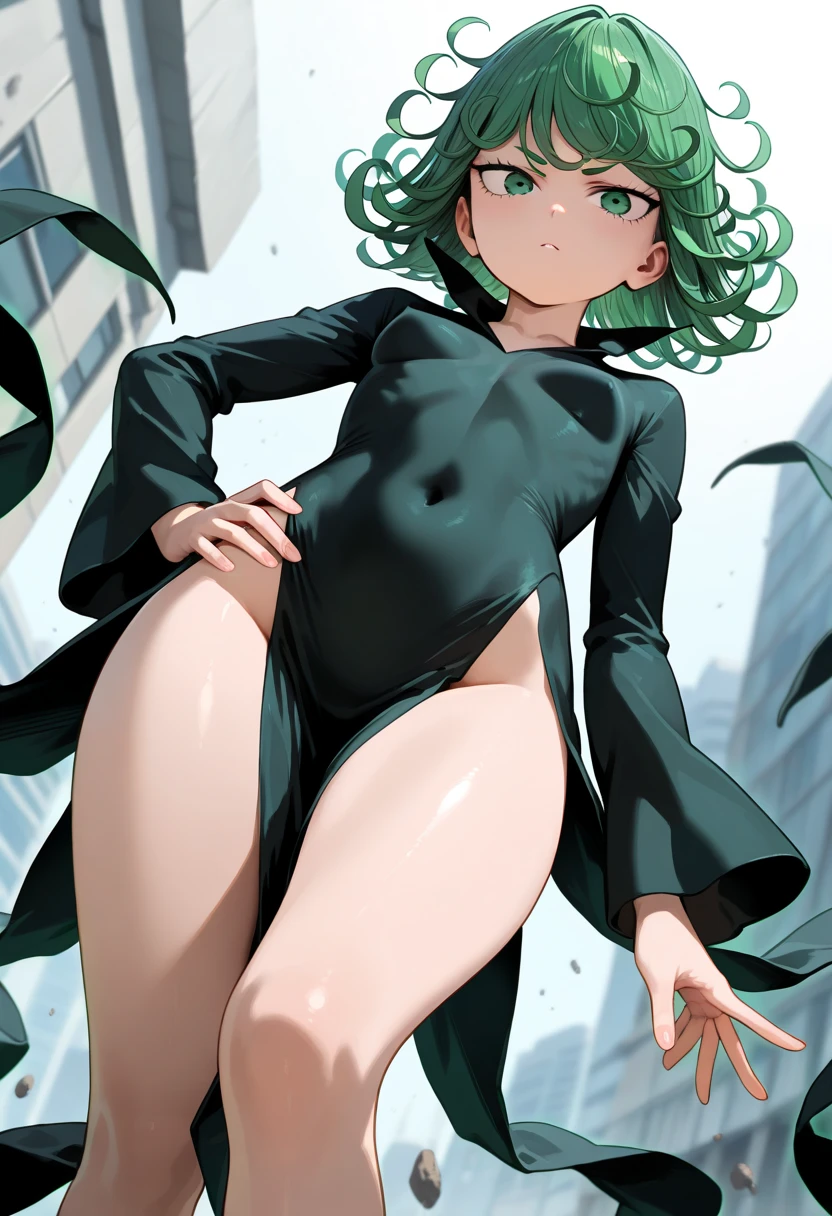 Tatsumaki , Dynamic positions have a golden part, fragile physique, Street, floats in the air, close up portrait, stands leaning towards the floor, beautiful , White Nurse's Coat, Short skirt, breasts fall out from under the robe, leans forward, very erotic, arches in the back, Portrait of a girl, standing in a sexy pose, leans forward, beautiful фигура, buttocks, beautiful грудь, very sexy, the texture is very durable,The picture is very clear and concise,incredibly beautiful,Temperament elegant,in a spacious room, нежное выражение лица Tatsumaki из One Punch Man, short green hair, green eyes, , heels, full body view, smiling, dynamic pose, Tatsumaki из One Punch Man, short green hair, green eyes, ,dynamic view, (masterpiece, Best quality:1.2),