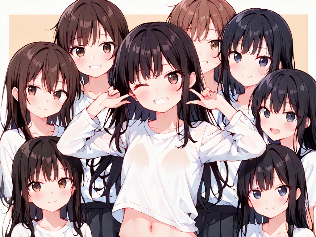 girl with、独奏、toddlers、small 、realisitic、Exaggerate innocent gestures、barechested、Blur the background、The best angle to make the most of cuteness