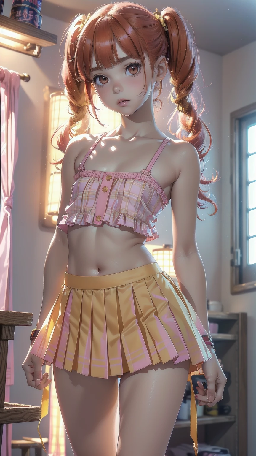 Under the skirt Light clothing Colorful underwear patterns