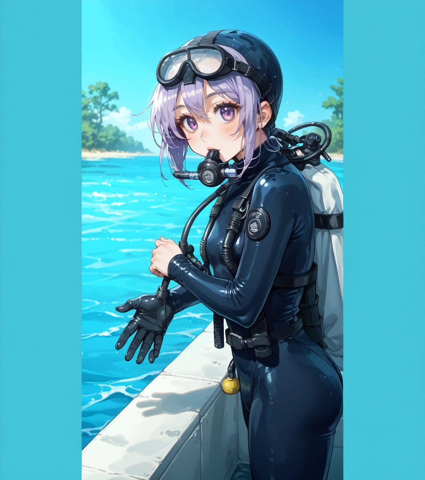 anime girl in a diving suit holding a fish and a cell phone, fine details. girls frontline, from girls frontline, kantai collection style, yayoi kasuma, girls frontline style, girls frontline universe, girls frontline cg, girls frontline, rin, pixiv 3dcg, ussg ishimura, aoi ogata, misato katsuragi,shingeki_no_kyojin_s4_style,