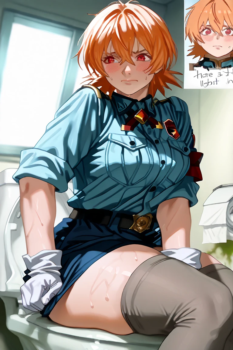 source_anime, rating_explicit, score_9, score_8_up, score_7_up, blonde_hair, goth, gothic, short_hair, looking at viewer, crop top, skirt, thighhighs, black clotges, hellsing, seras Victoria, goth girl, ikuchan, rape face, sinister, scheming, green eyes, smirk, standing, indoors, bedroom, fancy wallpaper, 1boy, cuckold, large male, ((size difference)), male head out of frame, front view, light skinned male, pale skinned male, ntr, netorare, standing side by side, standing, giant penis, duo, penis, huge penis