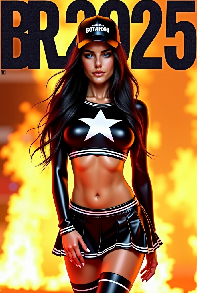 Full body photo of SEXY 50YO MATURE MILF AISHWARYA RAI as FITNESS MODEL, (ponytail tied hair), ((US flag print latex bikini)), ((high boots)), (((seductive pose on mens magazine cover))), day scene, curvaceous mature hourglass figure, look straight at camera, sexy 50 yo mature MILF, soft volumetric lights, intricate details, (ArtStation:1.2)