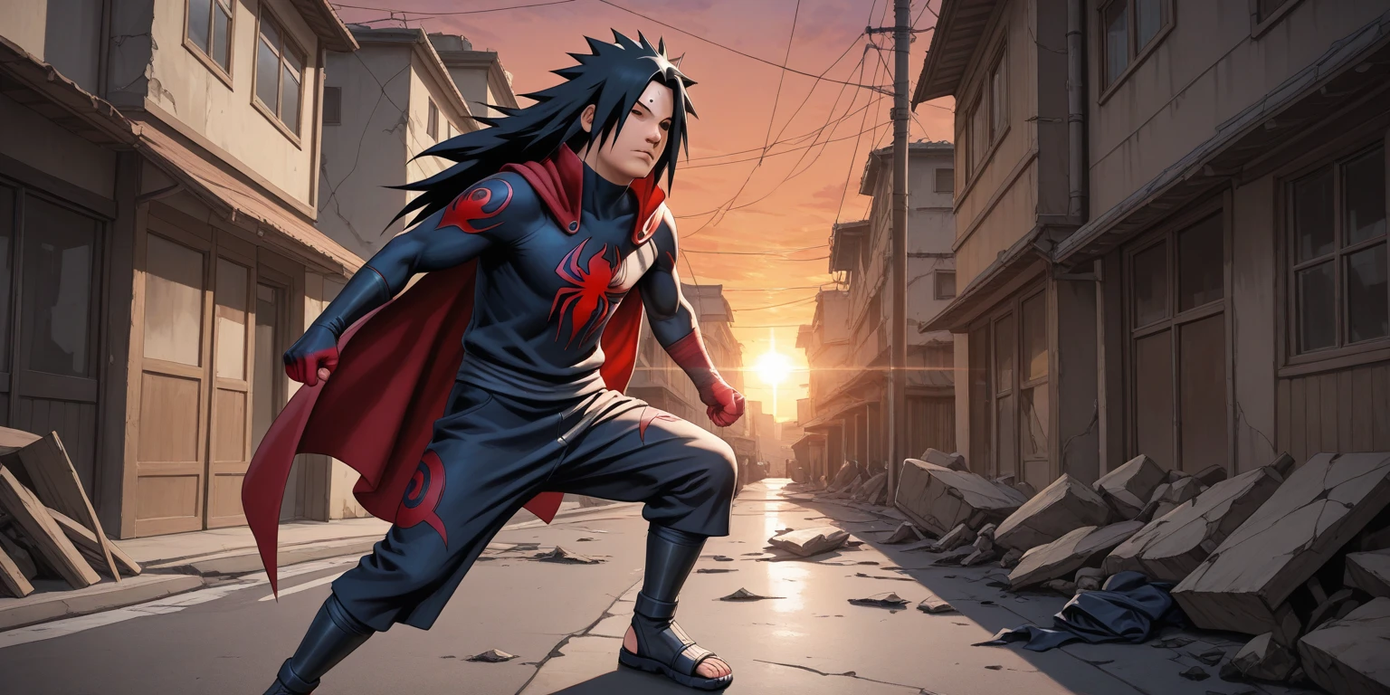 a man wearing the akatsuki cloak of pain from the anime naruto, detailed face, intricate rinnegan eyes, long hair, intense expression, dramatic lighting, cinematic composition, highly detailed, photorealistic, 8k, masterpiece