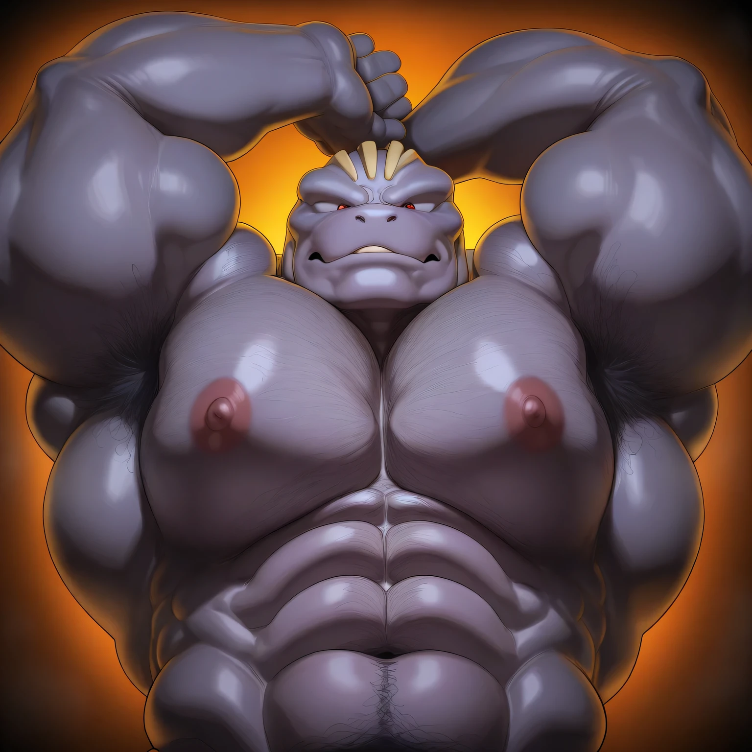 (best quality, high resolution, Artwork:1.2), standing, posing, smiling, Horny, Latin Beauty, (((Huge male bodybuilder:1.15))), huge muscular ass, (wide hips), (Slim waist) , (((Broad shoulders))), ((((huge breasts)))), nervous, (black hair), feather crown carnival, shaved hair, black hair, full body, Glossy skin, tanned skin, hands on the hips, vibrant, wearing nervous carnival attire, sensual manga line art manga panels