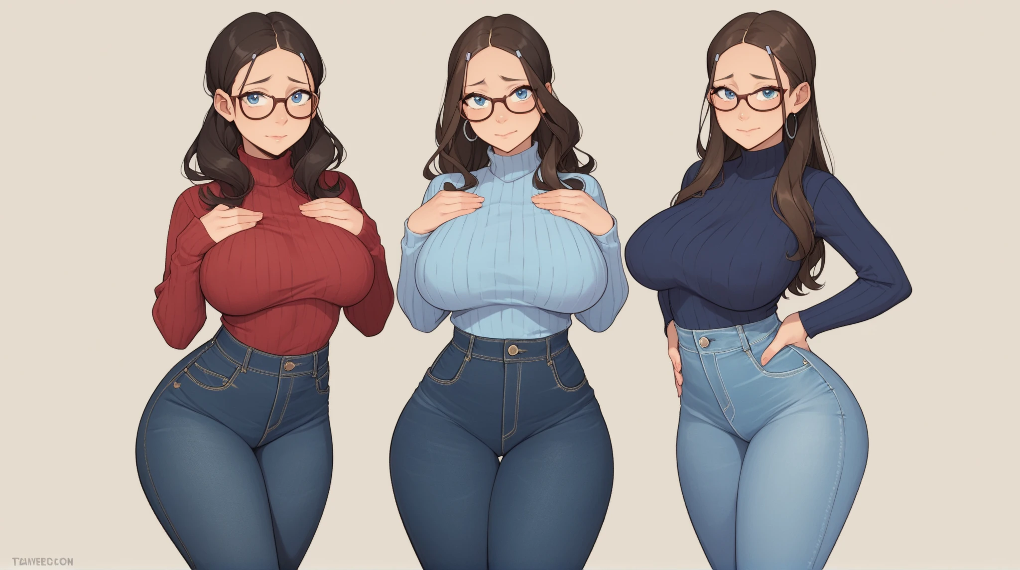 a super realistic high quality woman 8k resolution , full detailed , long wavy brown hair and eyes , great shape middle size breast big formed ass 