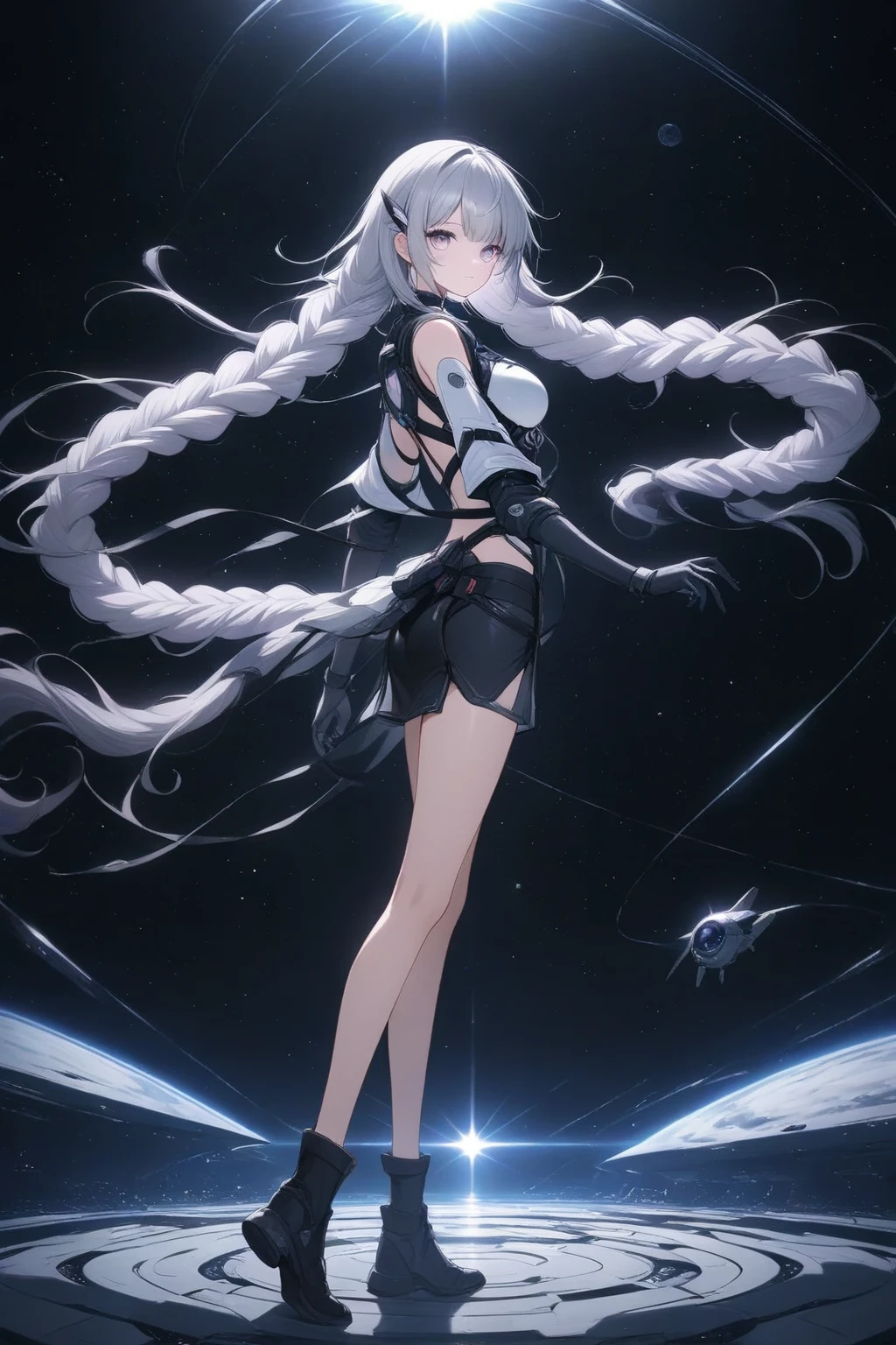((Biologically correct number of limbs)), Wearing stiletto-heeled over-the-knee boots:1.1, a beautiful girl, has a pair of long legs , having normal legs, dancing legs, only lower body, best quality, leggings, foot close up view only