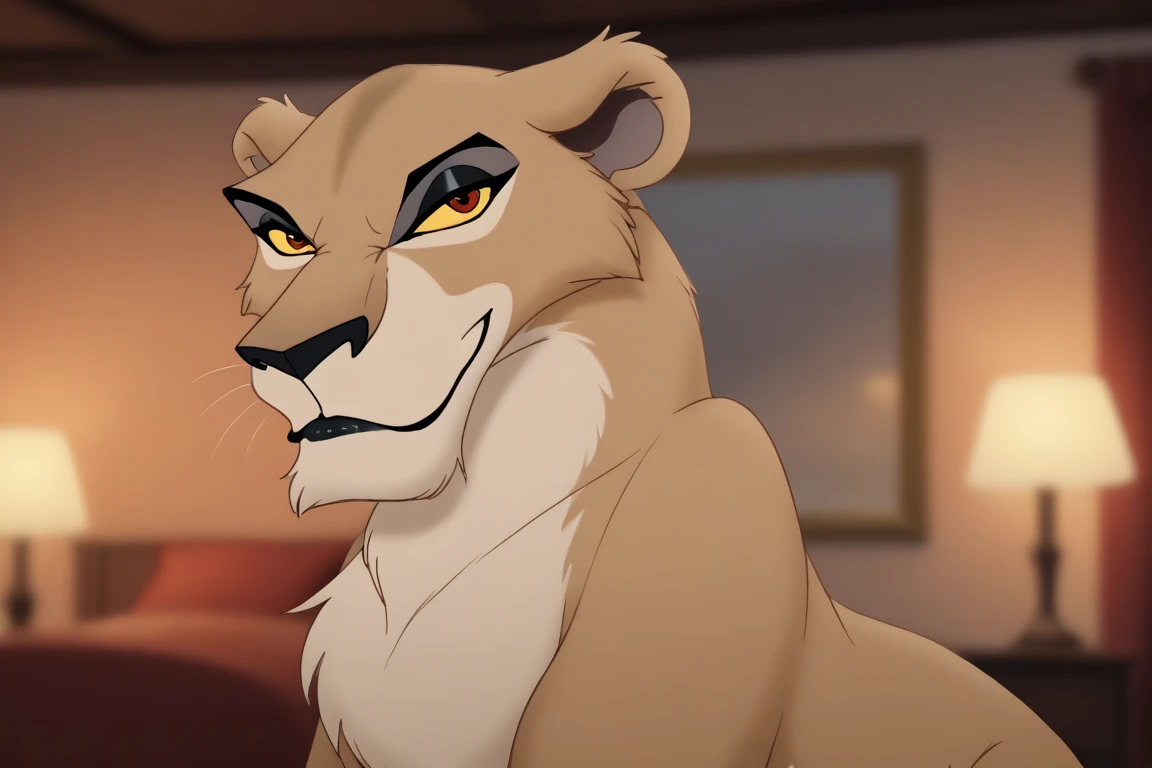 detailed drawing of a sexy, (Beyonce:1) as a <lora:nala-SDLX-flexible:1.0> nala furry wearing a thong, lying on a bed in a hotel, do_me_eyes, (character focus), (perfect anatomy:1.2), (realistic, photorealistic:1.5), seen from below, elegant, tight fitting, (science fiction:1) (digitigrade:1.4), big (breasts:1), nipples , drawing, animated, antro, rule 34, (digitigrade:1.4)