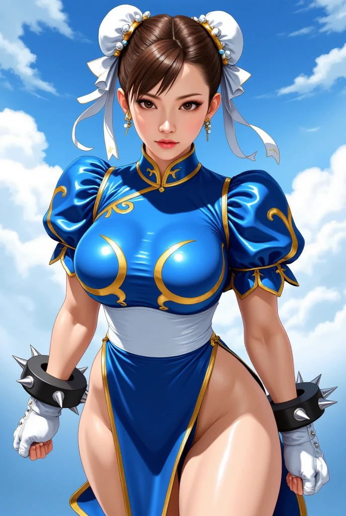 girl with, chun li, Gloss, Beautiful thighs, stiff nipple, thick eyebrow, smooth buttocks, large full breasts, Very happy, Salaryman in short clothes, Sexy, masterpiece,mekosji,(((Slouching,Sticking out the buttocks))), (penetration: 1.2),actionpose,front curtain