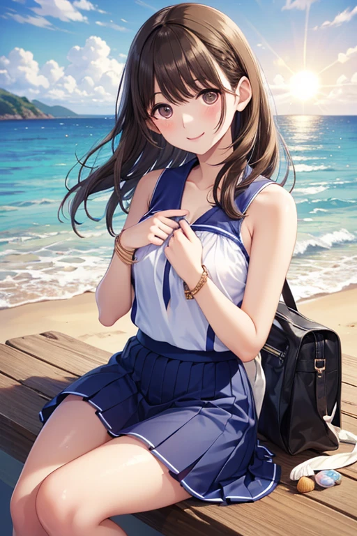 Reality show scene, actress calls director for support, pulling him to her side. She looks upset, wanting to visit Japan’s cherry blossoms. The protagonist stands firm, suggesting the beach. Director is torn, observing the conflict. Camera crew and other participants watch the scene unfold
