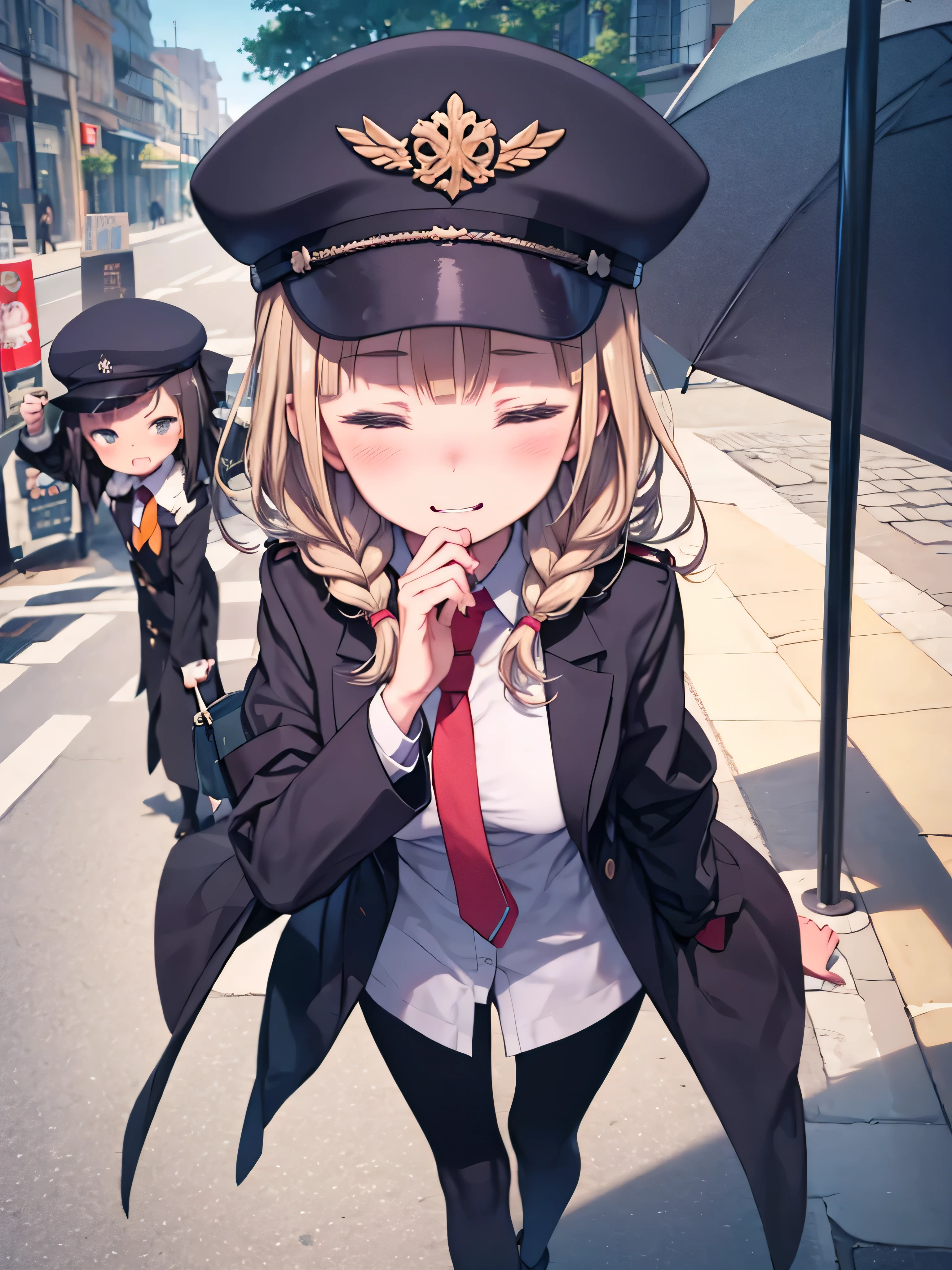 personajes de anime sentados en un banco con un gato y un gato, girls frontline style, en estilo anime, anime mucama ss militar, comic style, of frontline girls, kantai collection style, estilo muy anime, tendencia en cgstation, Arte conceptual del cosplay del comiket, 2 0 2 2 estilo anime, estilo anime 2022