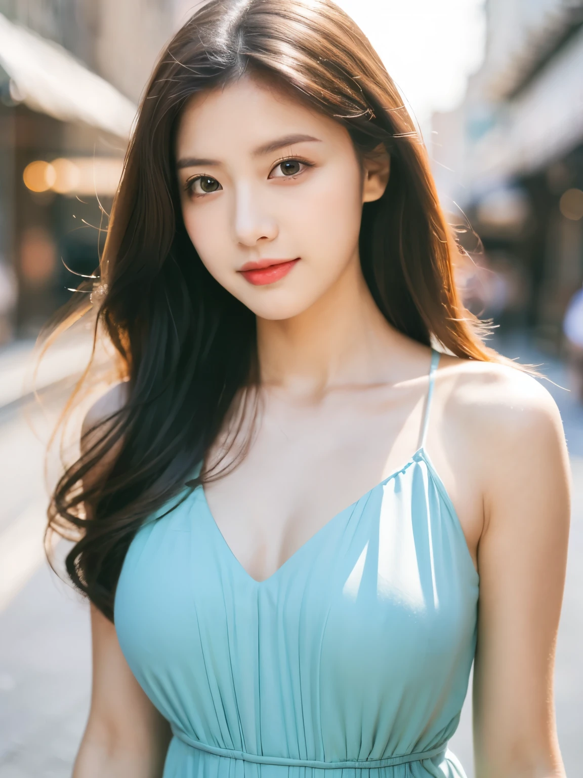 ((masterpiece), (high resolution 8K)), (photo realistic, Japanese girl), (20yo), (smile), long hair, school swimwear