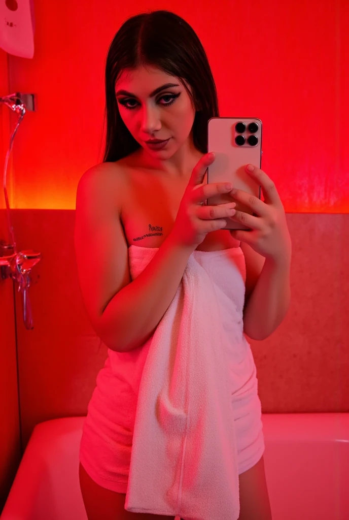 there a woman sitting in a bathtub with a pink light, some pink, pink body, pink vibe, pink water in a large bath, soft light 4 k in pink, bathed in the the glow, pink light, with neon lights, in style of petra collins, red neon, the walls are pink, pink neon lights, pink girl, thick neon lights, beautiful girl, big ass, huge ass, bbw, from behind, thick, thick thighs, wide hips, bbw, big tits, sideboob, giant ass, back view, big butt, round butt, tight underwear, underwear halfway off, underwear taking off, grabbing ass, ass spilling over underwear, too thick for clothes