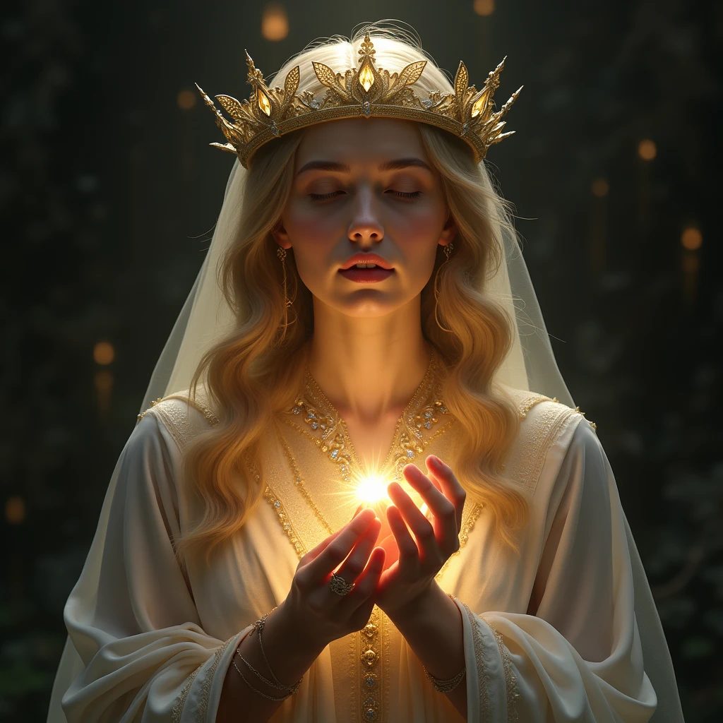 (symetry),Centered,A ((Close)) Upward portrait,(Baby Jesus),A very thin white woman,The hair is fine ,Wears long red groups,35mm,Natural skin,clothes details, 8K textures, 8K, insanely details, Intricate details, Ultra-detailed and highly detailed,Realistic,Soft cinematic light,hdr,Sharp focus, ((((Cinematic look)))),Intricate, elegant, Highly detailed,Mia Goth,Dancing,filmposter