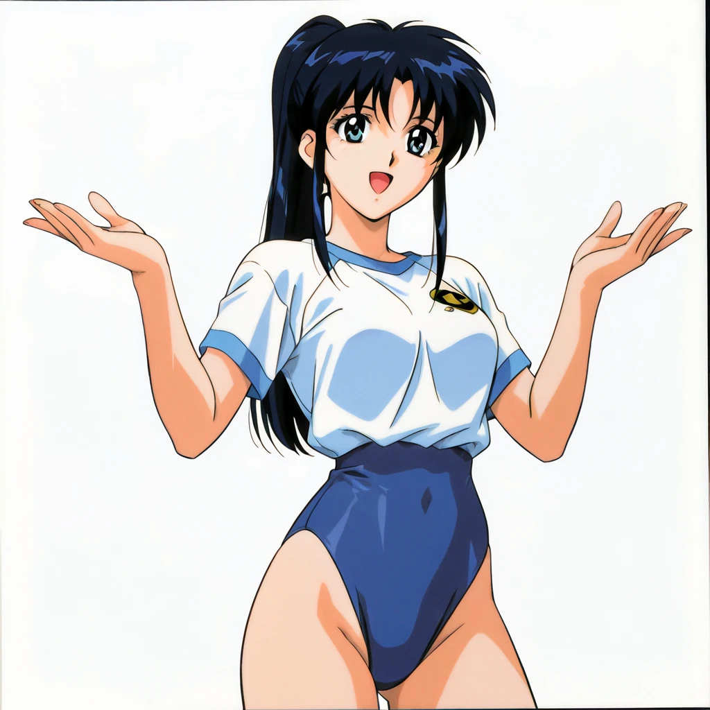 1girls, masterpiece, highest quality, disorganized, retro artstyle, 1980s \(style\)))), look viewer, (((full nude))), (Madoka Ayukawa, long hair, full nude), (((fll nude))), knee shot, full blush, (((no Panties))),, Take a look here, (((nsfw))), view audience, nsfw, Genitals are visible, (((See here))), nsfw, (Japanese girl showing off genitals:1.1), look viewer, from below, (((a girl naked, from the knees up))), Sneakers, knee-socks, openwidee,