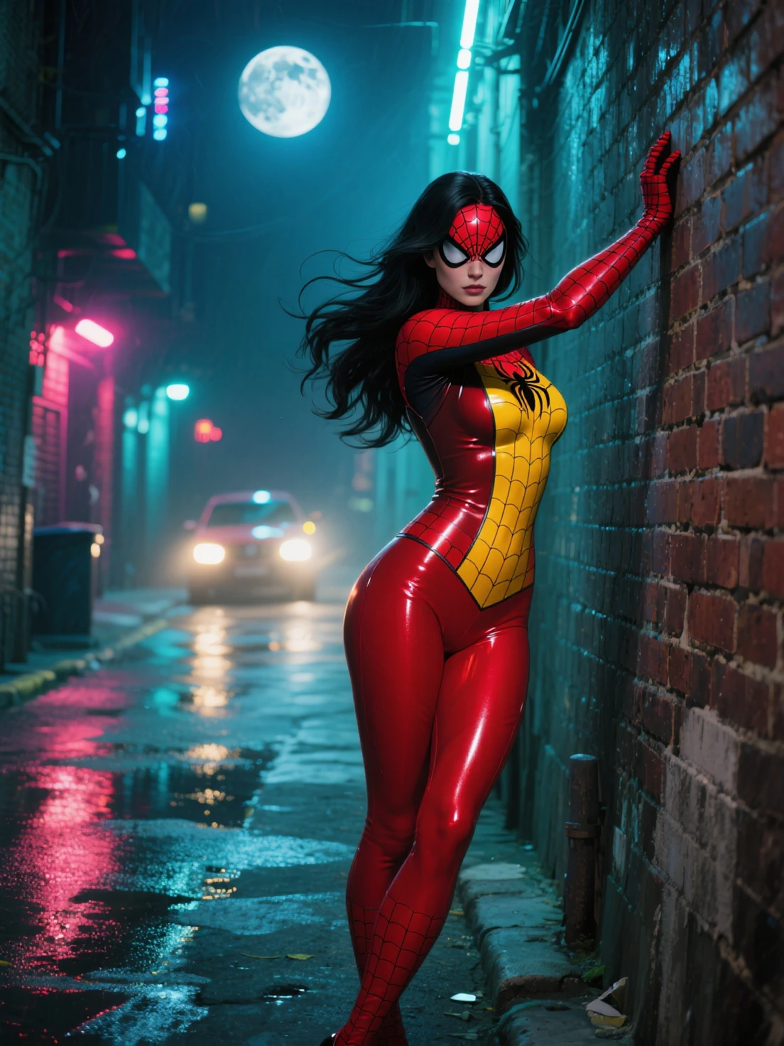 Hot spider woman