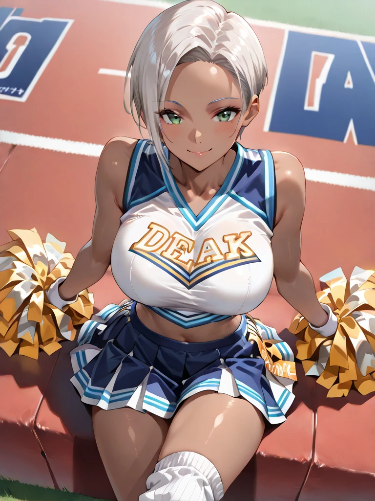 (masterpiece, Highest quality, Absurd), Close-up shot, One boy, Mirkodef, Dark Skin, Muscular, Bunny ears, Mature Men, Holding a basketball in one hand, (Underbust), Wearing a basketball jersey, Basketball court, View Wiewer, (Exhausted, sweating), Big Breasts, 8k exquisite illustrations, Dynamic pose, Cinema Lighting, Volumetric lighting, Vibrant colors, Ray Tracing, Intricate details,