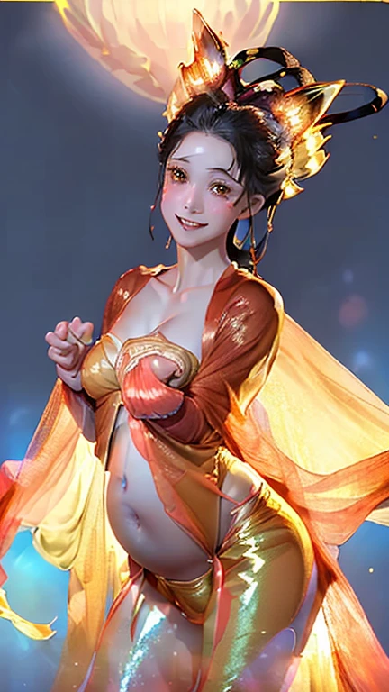 (Daisaku),(Need),(Super meticulous),(full bodyesbian:1.2),Japanese ukiyo-e girl，japanese geisha，Beautiful，Oriental dragon，one tiger，Aeolian Thor，Raised sexy，爆乳，Oriental face，TV Anchor，Bust portrait illustration，Alone，a blue tie，The face is slightly chubby，The face was clean，without a beard，Black super short hair，Black eyes，Smile confidently，3C computer sub-products，iPad， iphone，Digital painting，3D character design by Mark Clairen and Pixar and Hayao Miyazaki and Akira Toriyama，The illustration is a high-definition illustration in 4K resolution，Bodhisattva，Female Bodhisattva，The eyebrows are like Satsuki，The eyes resemble double stars，The jade face is naturally joyful，Vermilion's lips were a little red，Sit on a huge lotus leaf，(nsfw: 1.5) (naked: 1.5), pubic, (full body: 2.0)