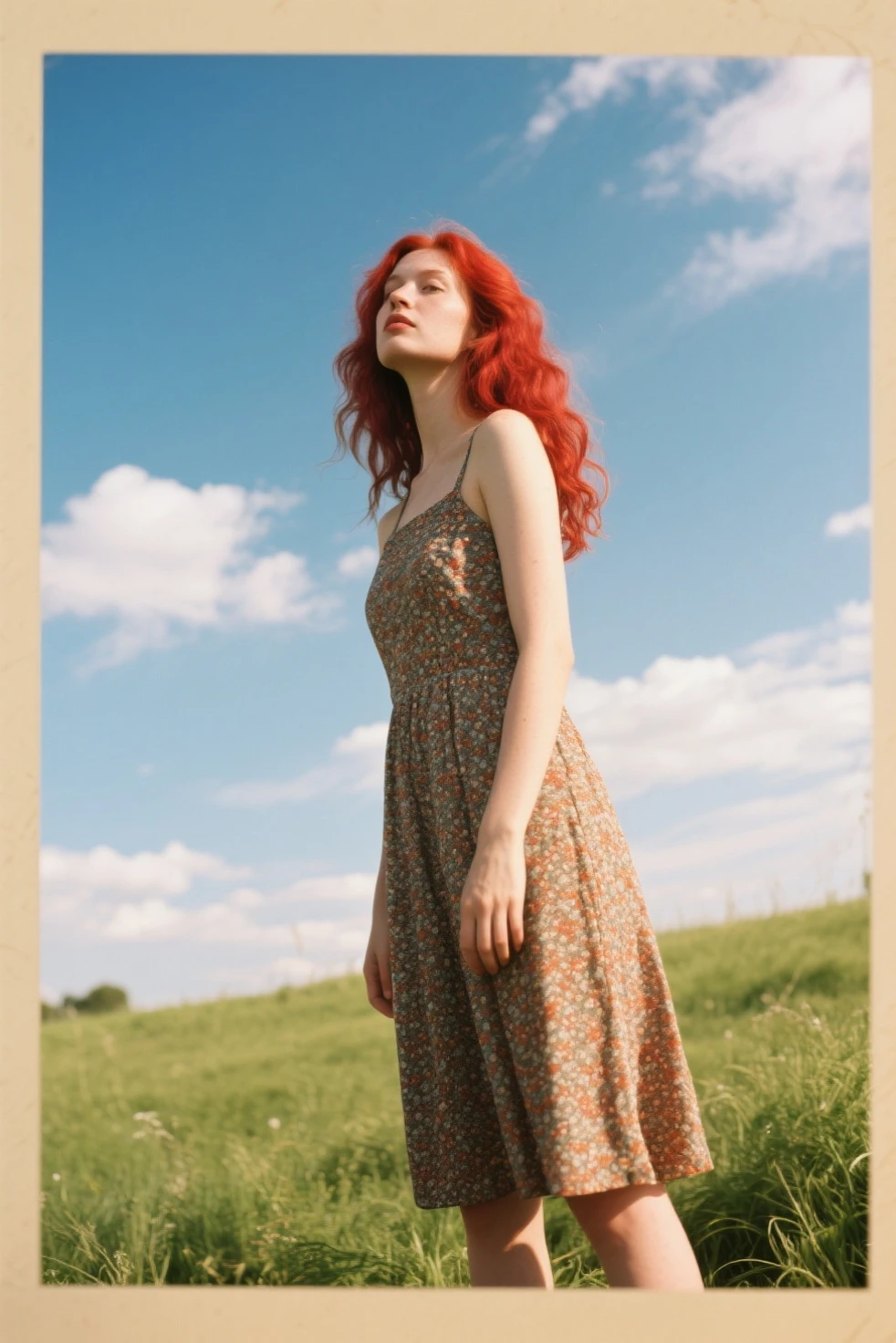 A red-haired beauty
